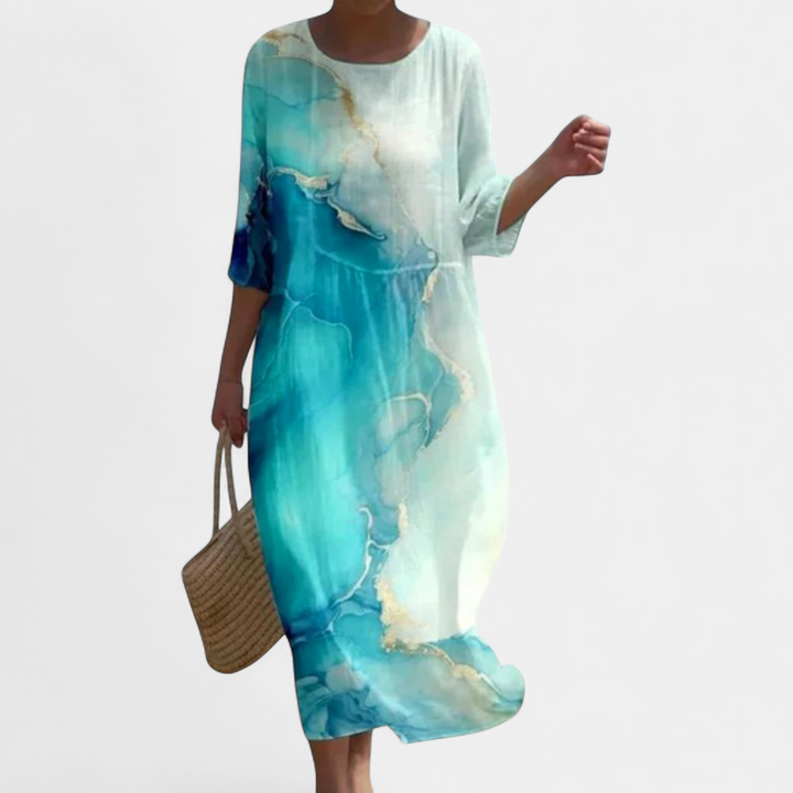 SHAE - Elegant Floral Maxi Dress