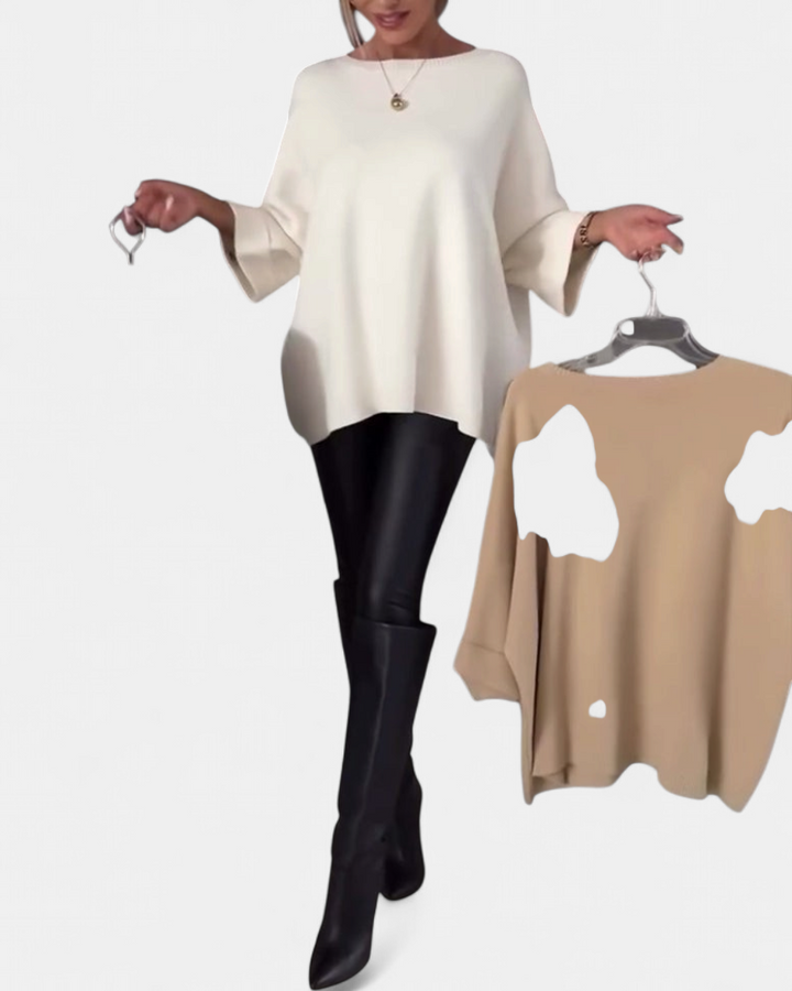 LOTTIE - Cosy Buttoned Pullover