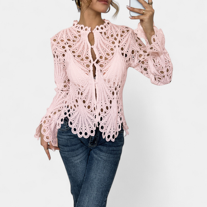 SARAH | Women's Down Blouse Business Casual Top