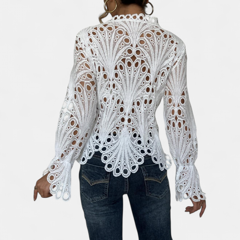 SARAH | Women's Down Blouse Business Casual Top