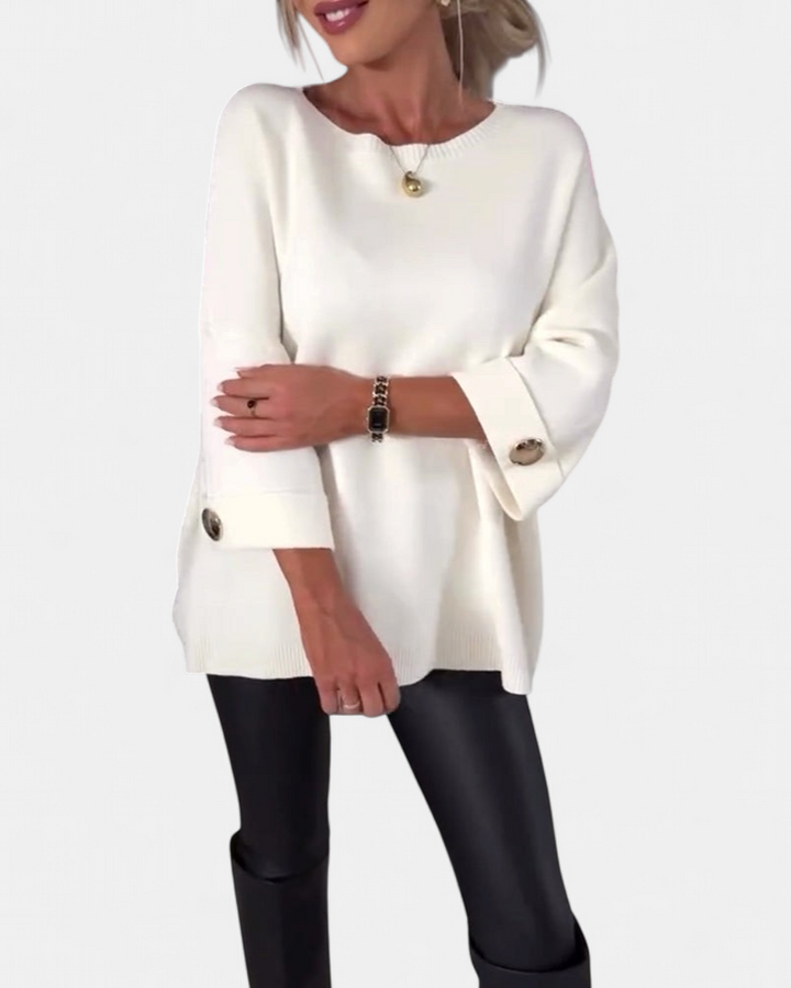 LOTTIE - Cosy Buttoned Pullover