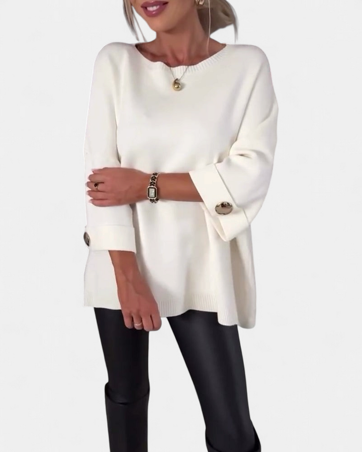 LOTTIE - Cosy Buttoned Pullover