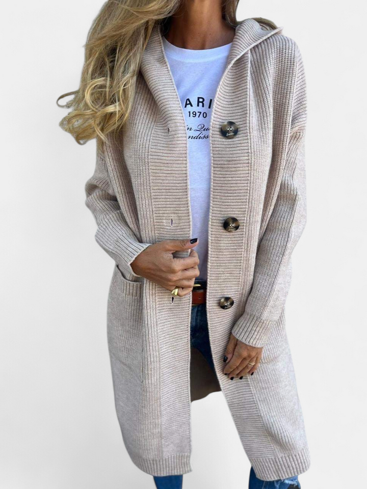 VERONICA - Chic Long Knit Cardigan