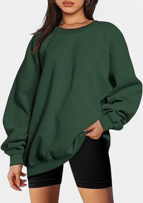 MARINIE - Women's Plus Size Oversized Crew Neck Sweatshirt
