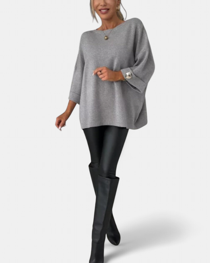 LOTTIE - Cosy Buttoned Pullover