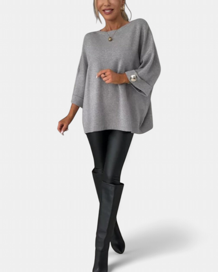 LOTTIE - Cosy Buttoned Pullover