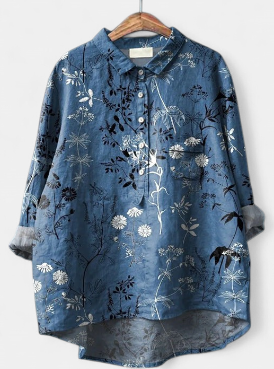 CAITLIN - Classic Floral Blouse