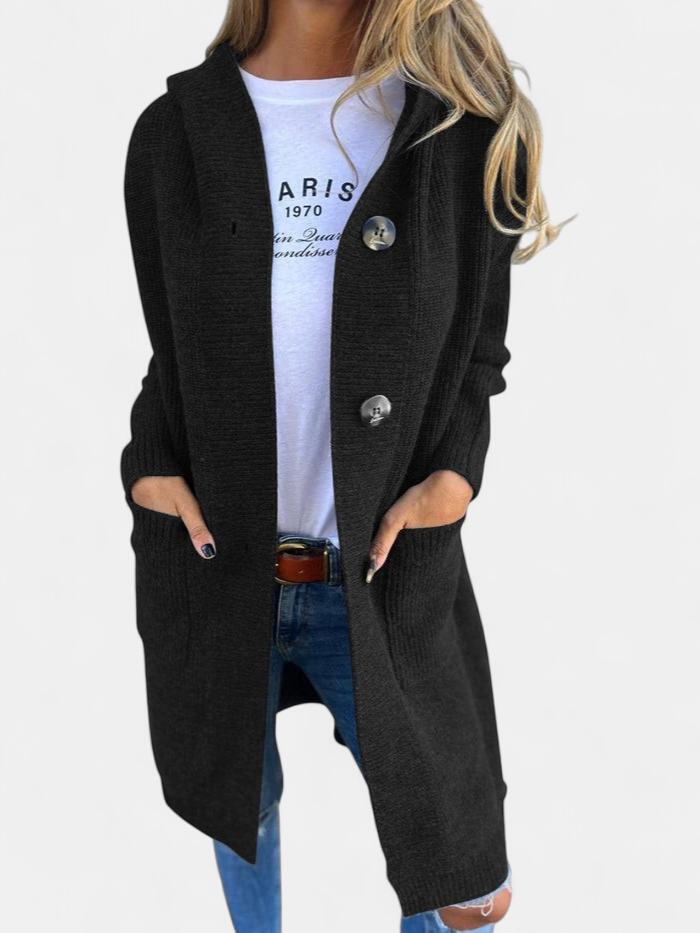 VERONICA - Chic Long Knit Cardigan