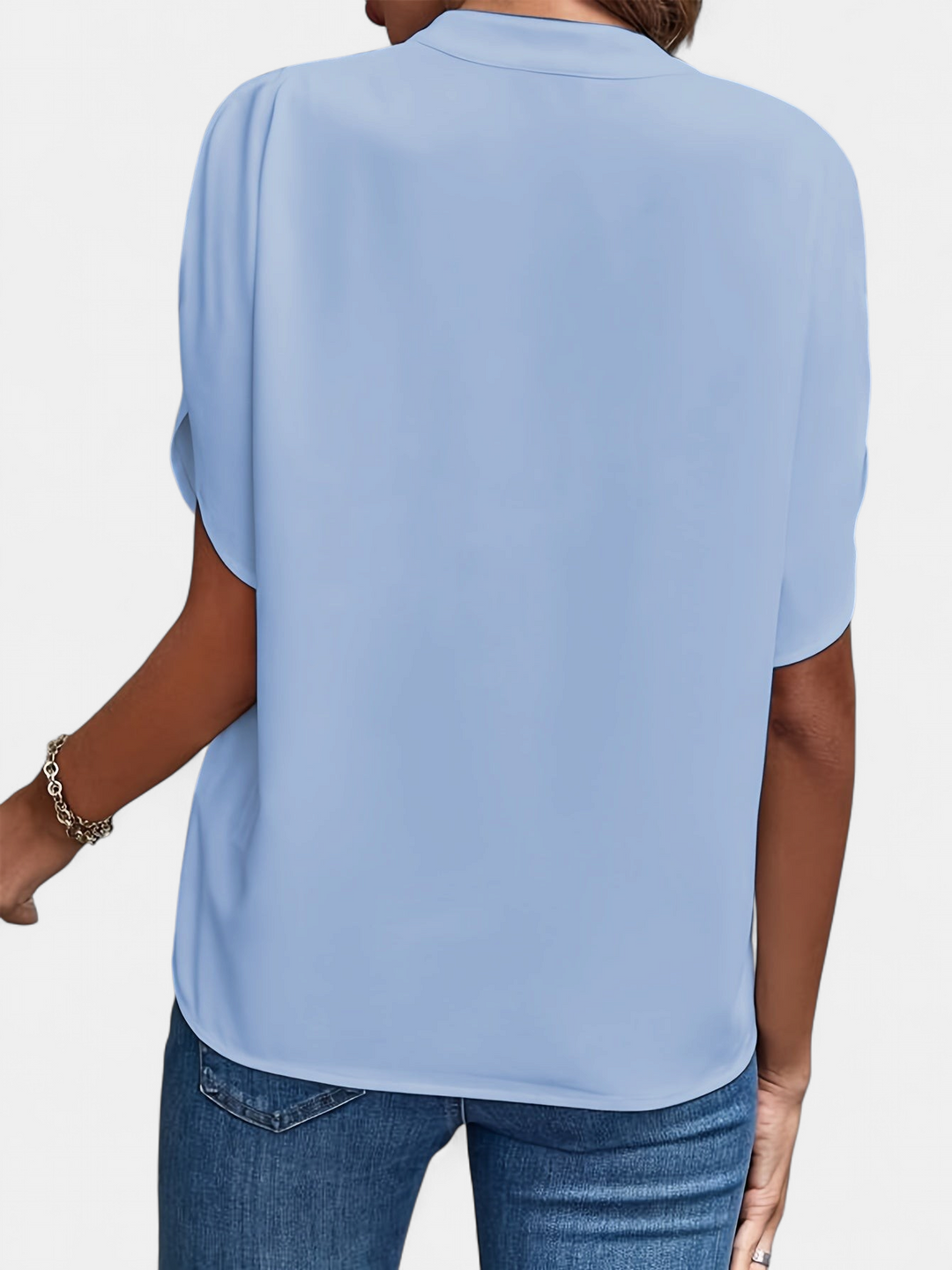 DELANEY | Elegant Women's V-Neck Blouse for Business Casual