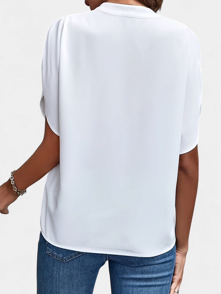 DELANEY | Elegant Women's V-Neck Blouse for Business Casual