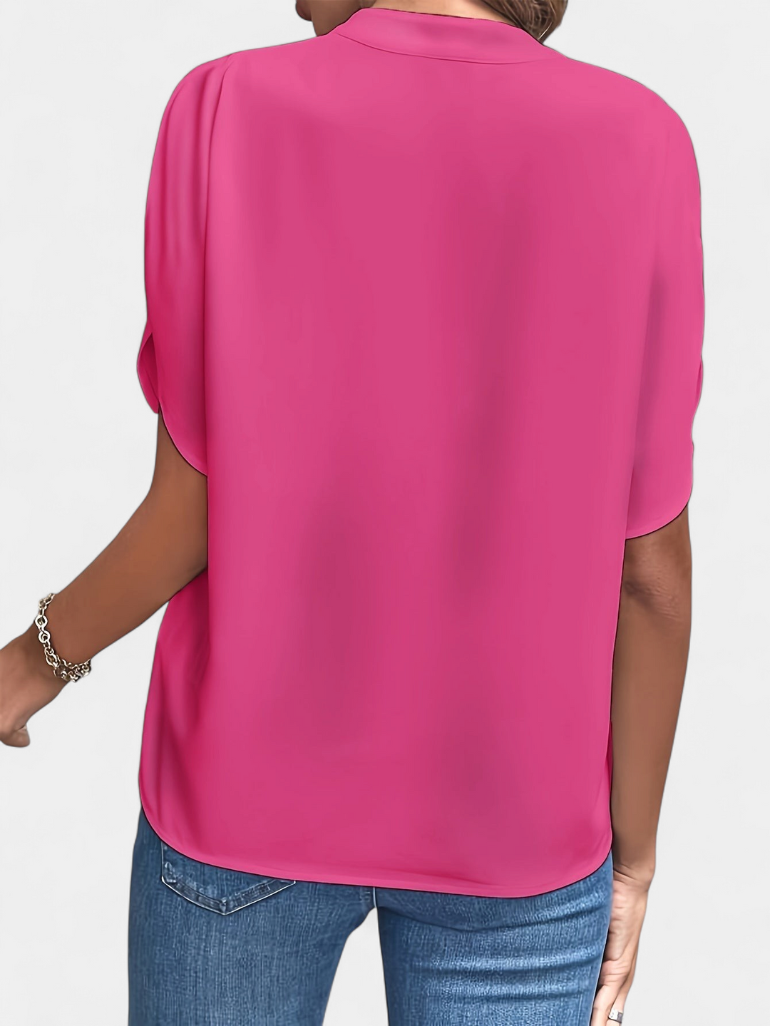 DELANEY | Elegant Women's V-Neck Blouse for Business Casual