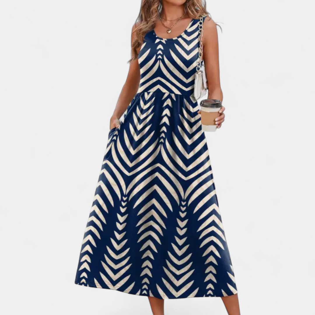 Navy Print