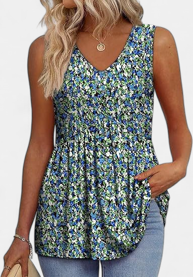 ELIORA | Effortless Flowy Sleeveless Tank Top