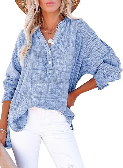 AYLA | Women's Lightweight Casual Blouse Top
