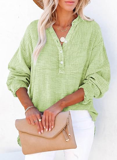 AYLA | Women's Lightweight Casual Blouse Top