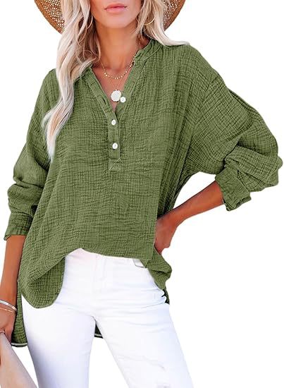 AYLA | Women's Lightweight Casual Blouse Top