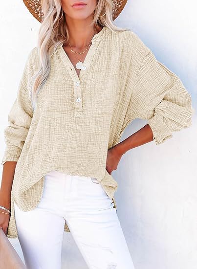 AYLA | Women's Lightweight Casual Blouse Top