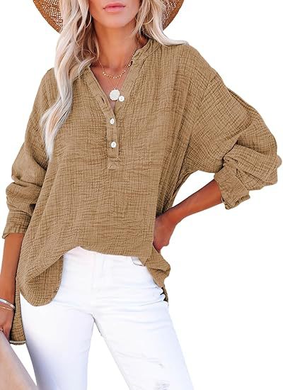 AYLA | Women's Lightweight Casual Blouse Top