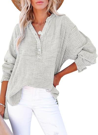 AYLA | Women's Lightweight Casual Blouse Top