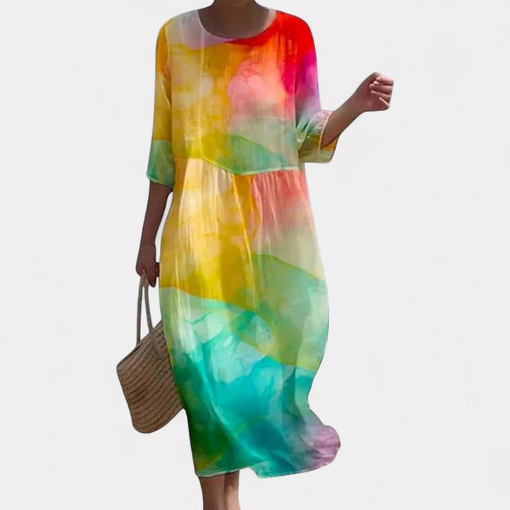 SHAE - Elegant Floral Maxi Dress