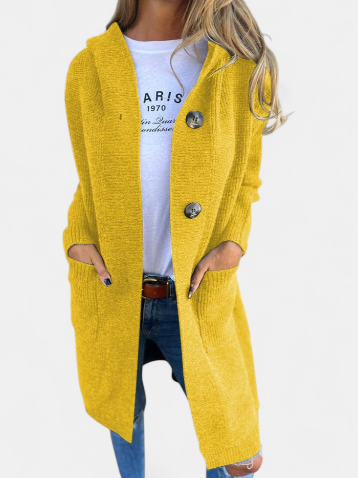VERONICA - Chic Long Knit Cardigan