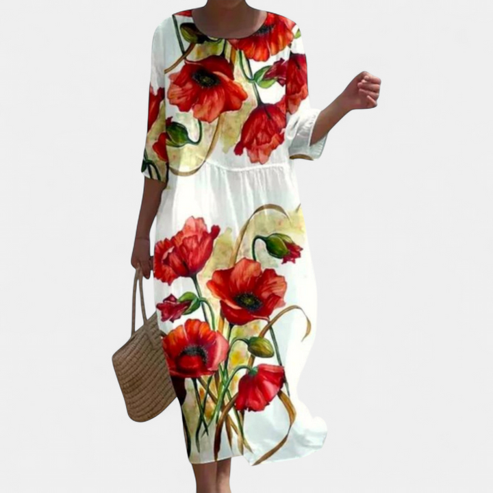 SHAE - Elegant Floral Maxi Dress