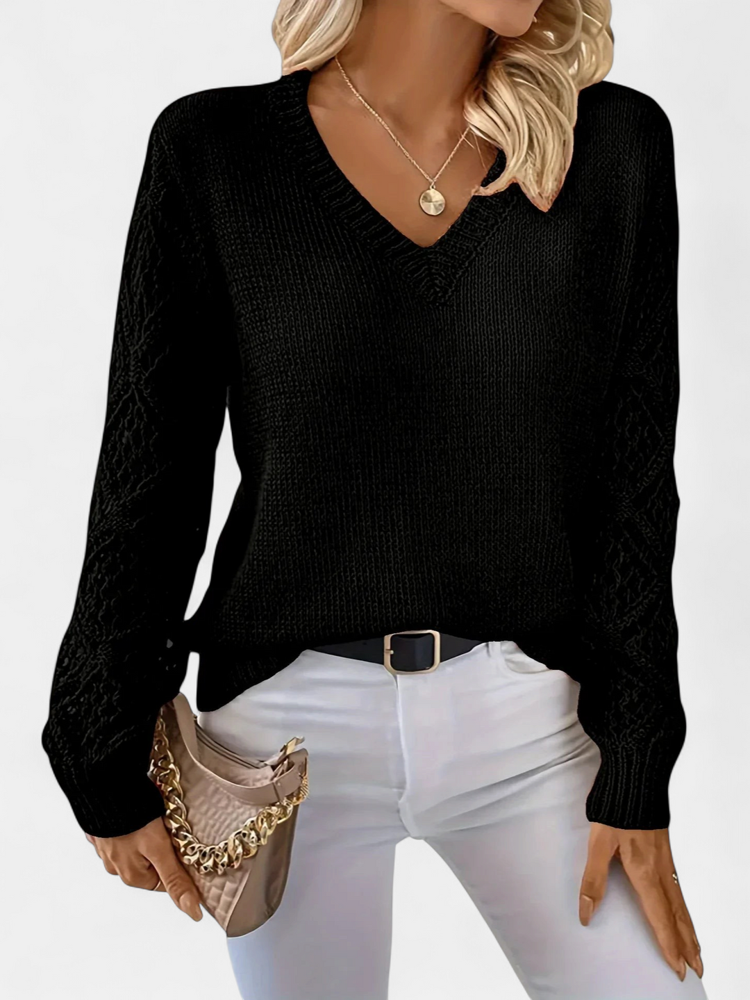 TARIN - Cosy V-Neck Pullover