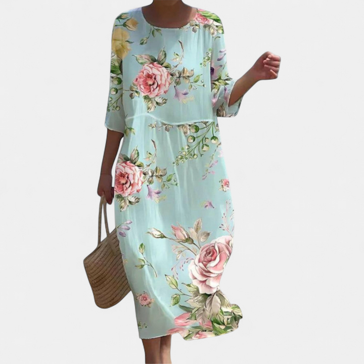SHAE - Elegant Floral Maxi Dress