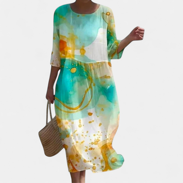SHAE - Elegant Floral Maxi Dress