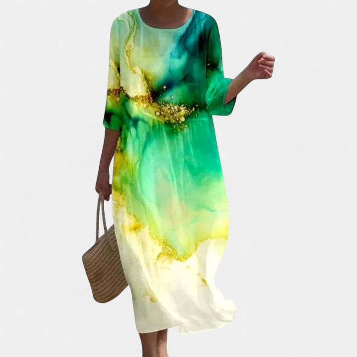 SHAE - Elegant Floral Maxi Dress