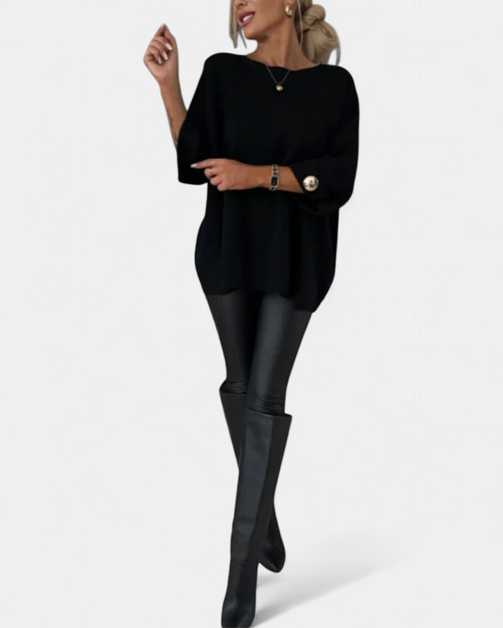 LOTTIE - Cosy Buttoned Pullover