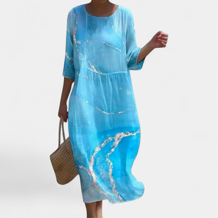 SHAE - Elegant Floral Maxi Dress