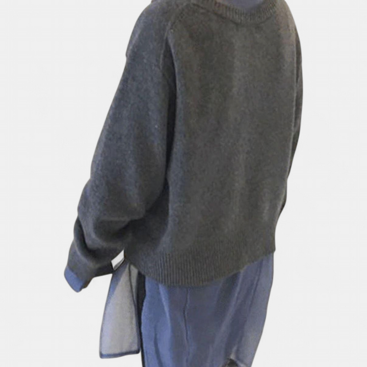 ALYCIA - Asymmetric Button Cardigan