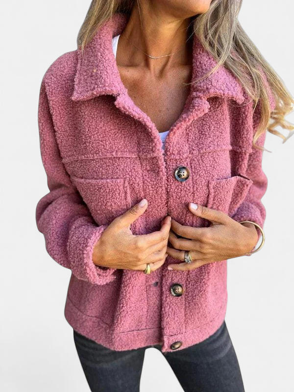 MOIRA - Relaxed Fit Fleece Jacket