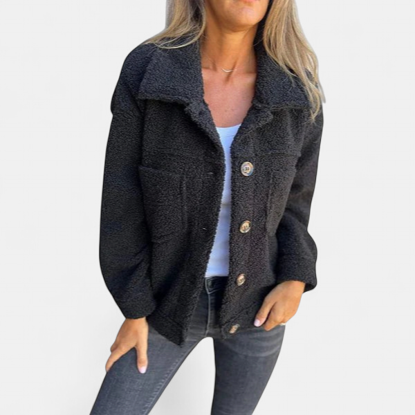 MOIRA - Relaxed Fit Fleece Jacket