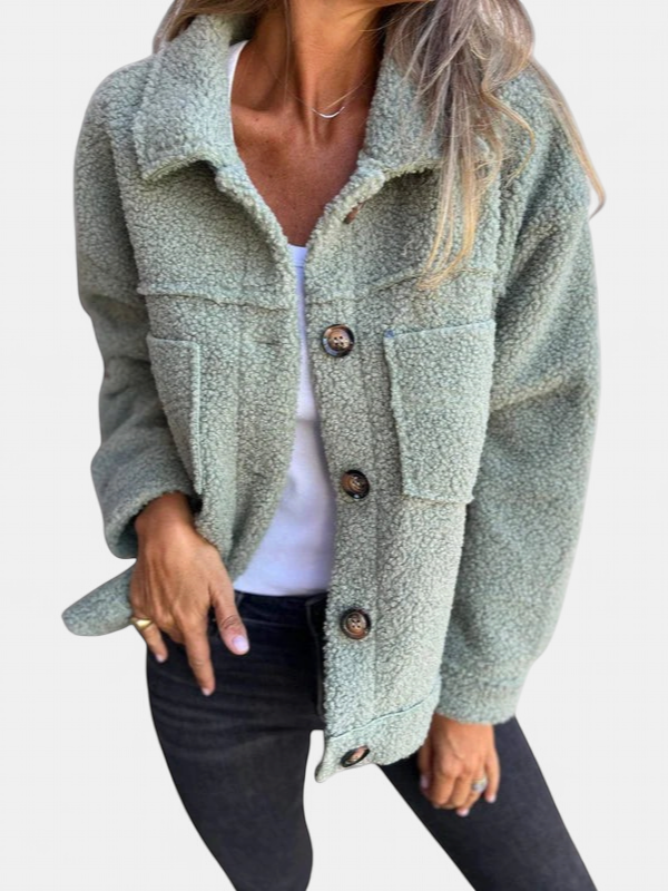 MOIRA - Relaxed Fit Fleece Jacket