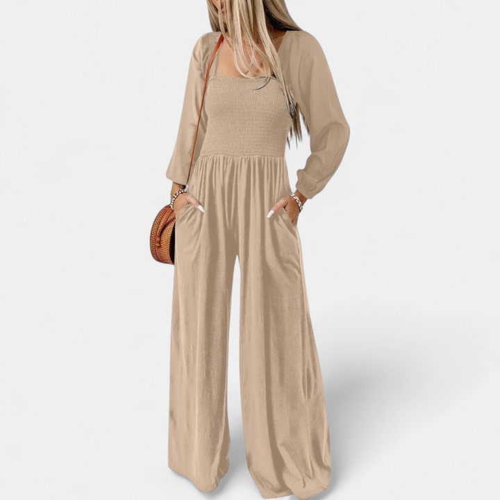 HARLOW | Relaxed Wide Leg Overall Jumpsuit