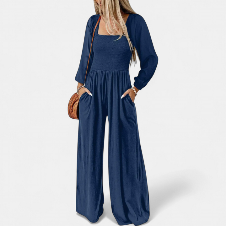 HARLOW | Relaxed Wide Leg Overall Jumpsuit