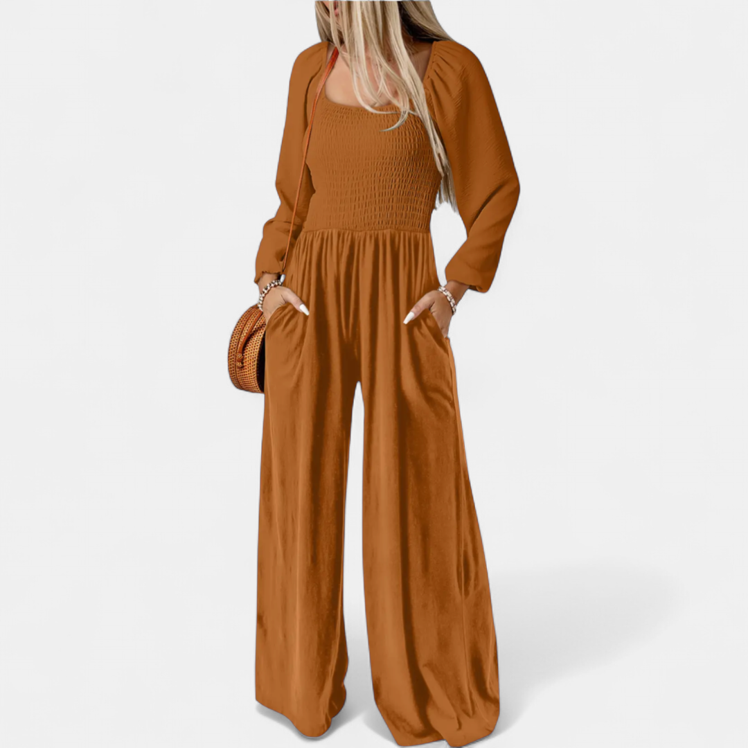 HARLOW | Relaxed Wide Leg Overall Jumpsuit