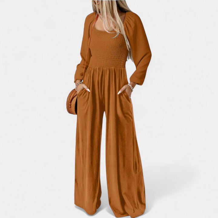 HARLOW | Relaxed Wide Leg Overall Jumpsuit