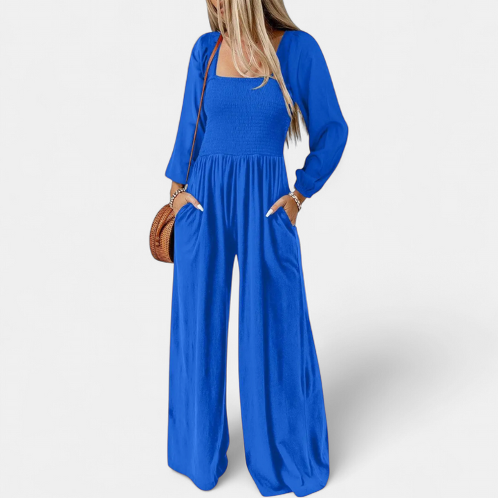 HARLOW | Relaxed Wide Leg Overall Jumpsuit