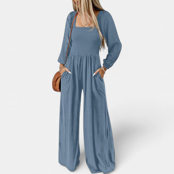 HARLOW | Relaxed Wide Leg Overall Jumpsuit