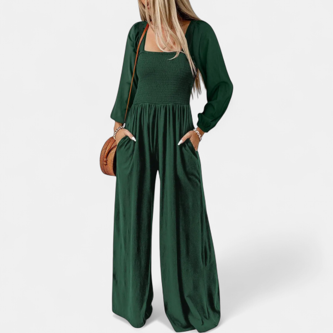 HARLOW | Relaxed Wide Leg Overall Jumpsuit