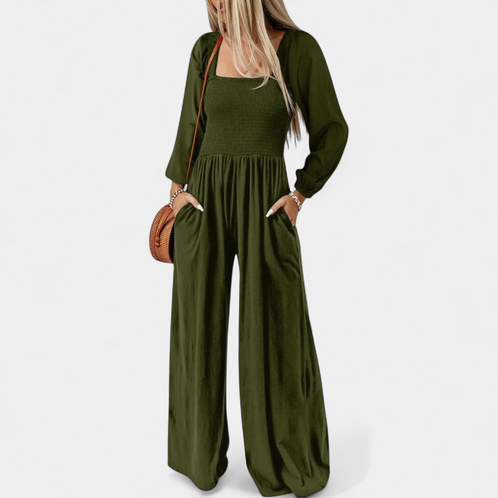 HARLOW | Relaxed Wide Leg Overall Jumpsuit