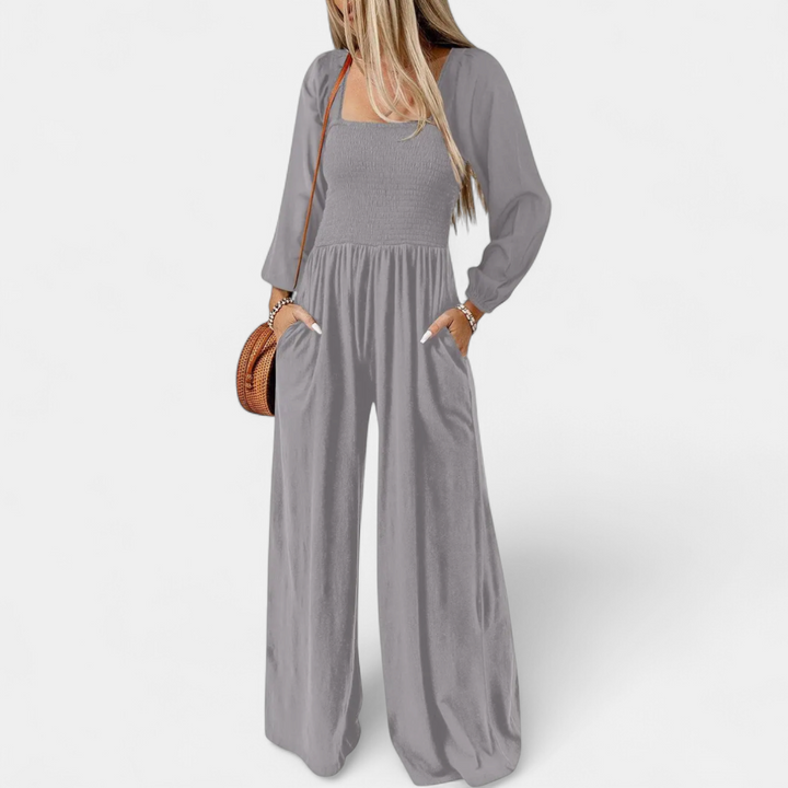 HARLOW | Relaxed Wide Leg Overall Jumpsuit