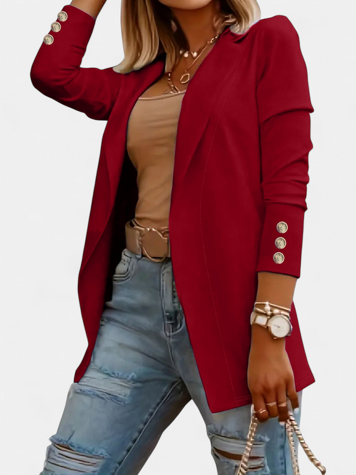 ODIN - Casual Long Sleeve Open Front Blazer