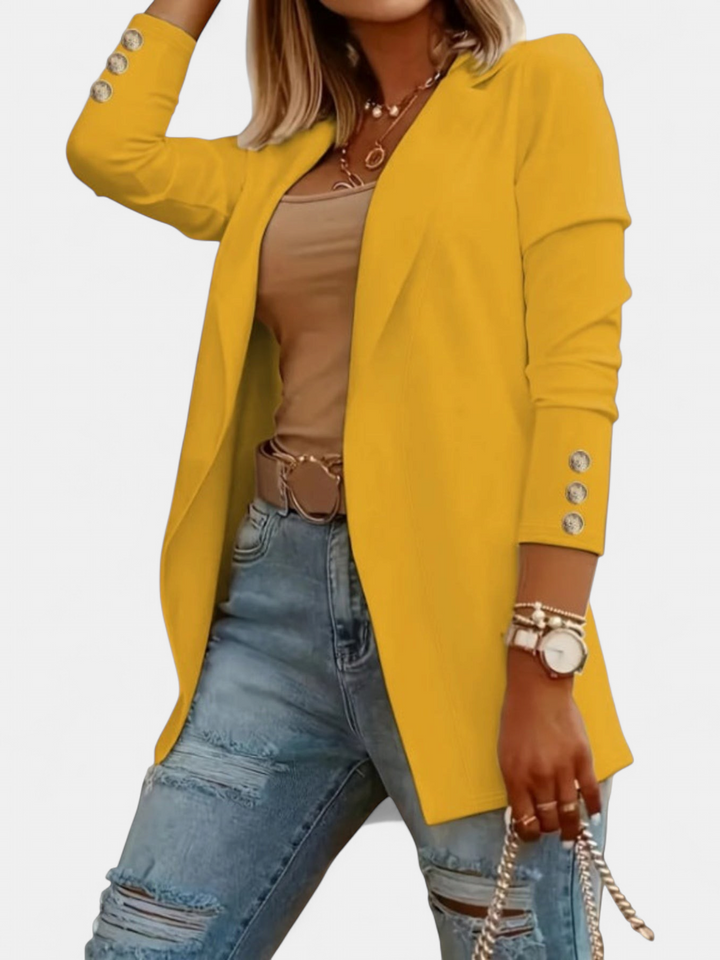 ODIN - Casual Long Sleeve Open Front Blazer