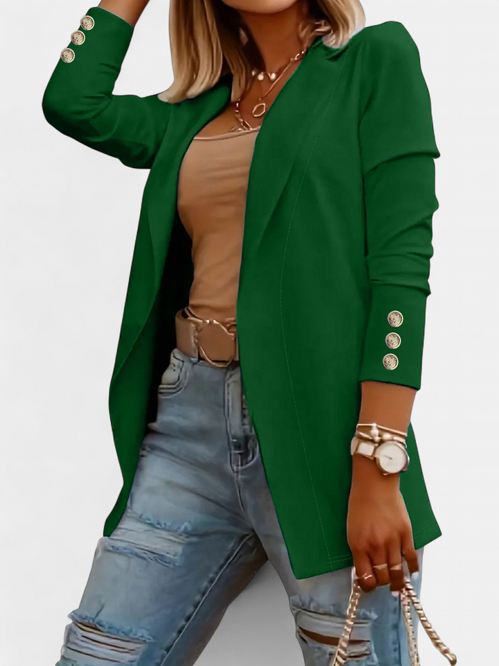 ODIN - Casual Long Sleeve Open Front Blazer