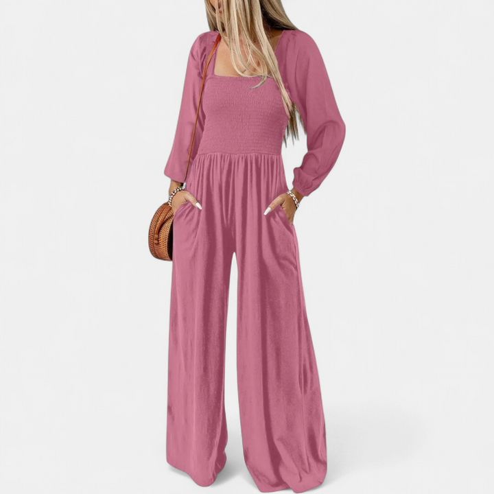 HARLOW | Relaxed Wide Leg Overall Jumpsuit