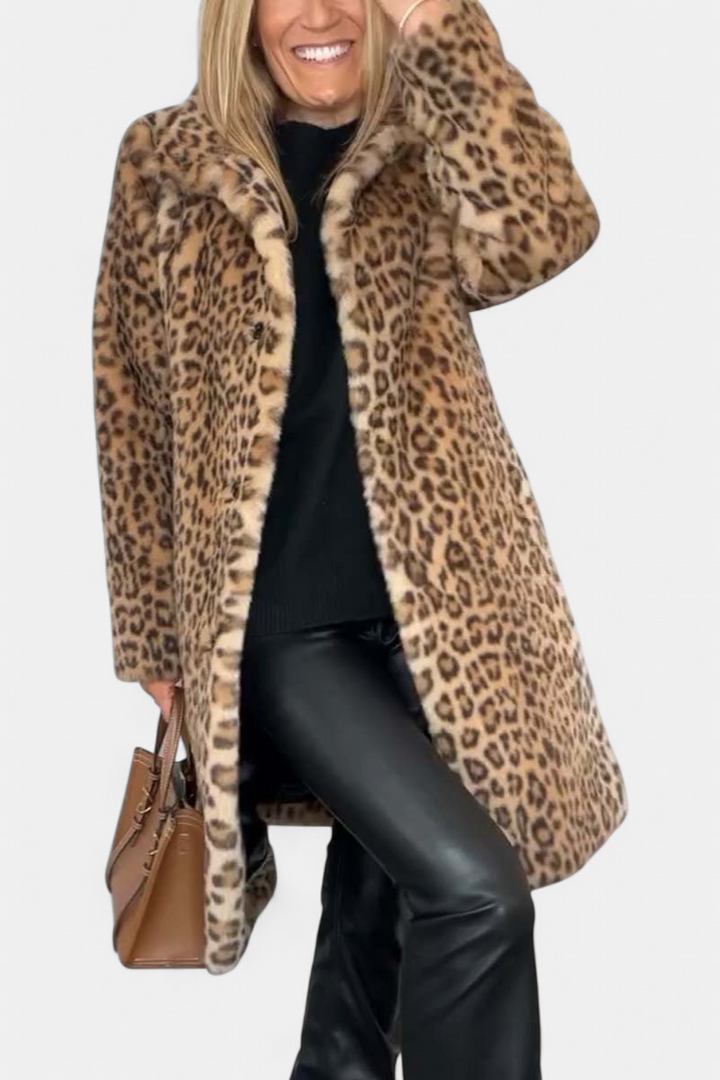 ROSA |  Leopard Winter Coat